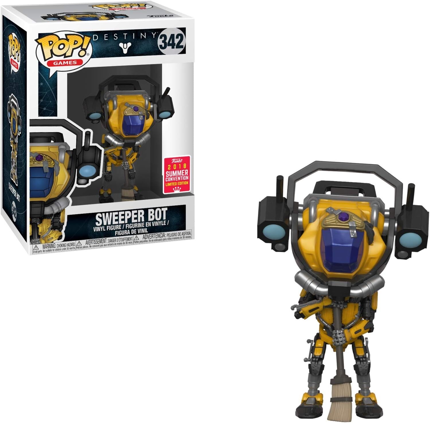 

Фигурка Funko Pop Destiny Sweeper Bot Summer Convention Exclusive Figure