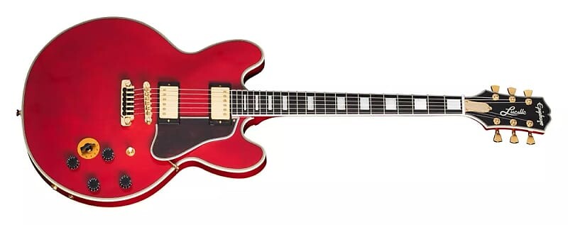 

Epiphone BB KING «LUCILLE» 2022 — вишнево-красный BB KING “LUCILLE”