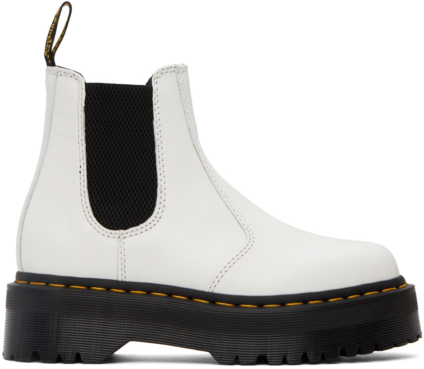 

Белые ботильоны 2976 Dr. Martens, Белый, Белые ботильоны 2976 Dr. Martens