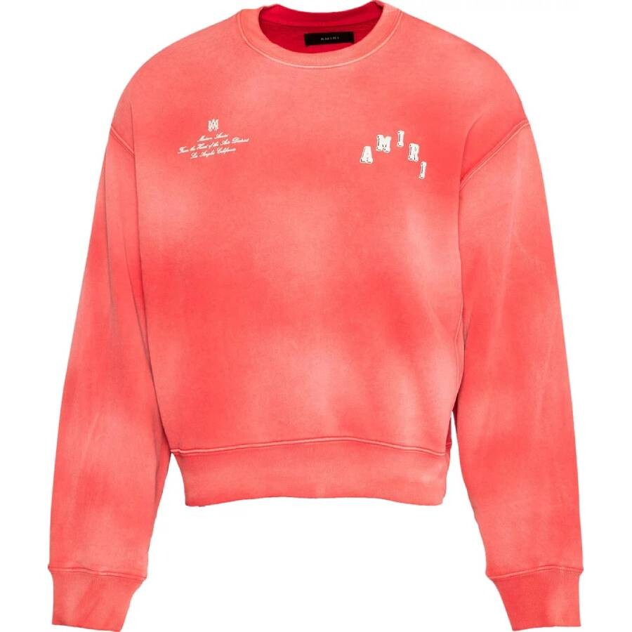 

Толстовка Amiri Vintage Collegiate Crew, красный