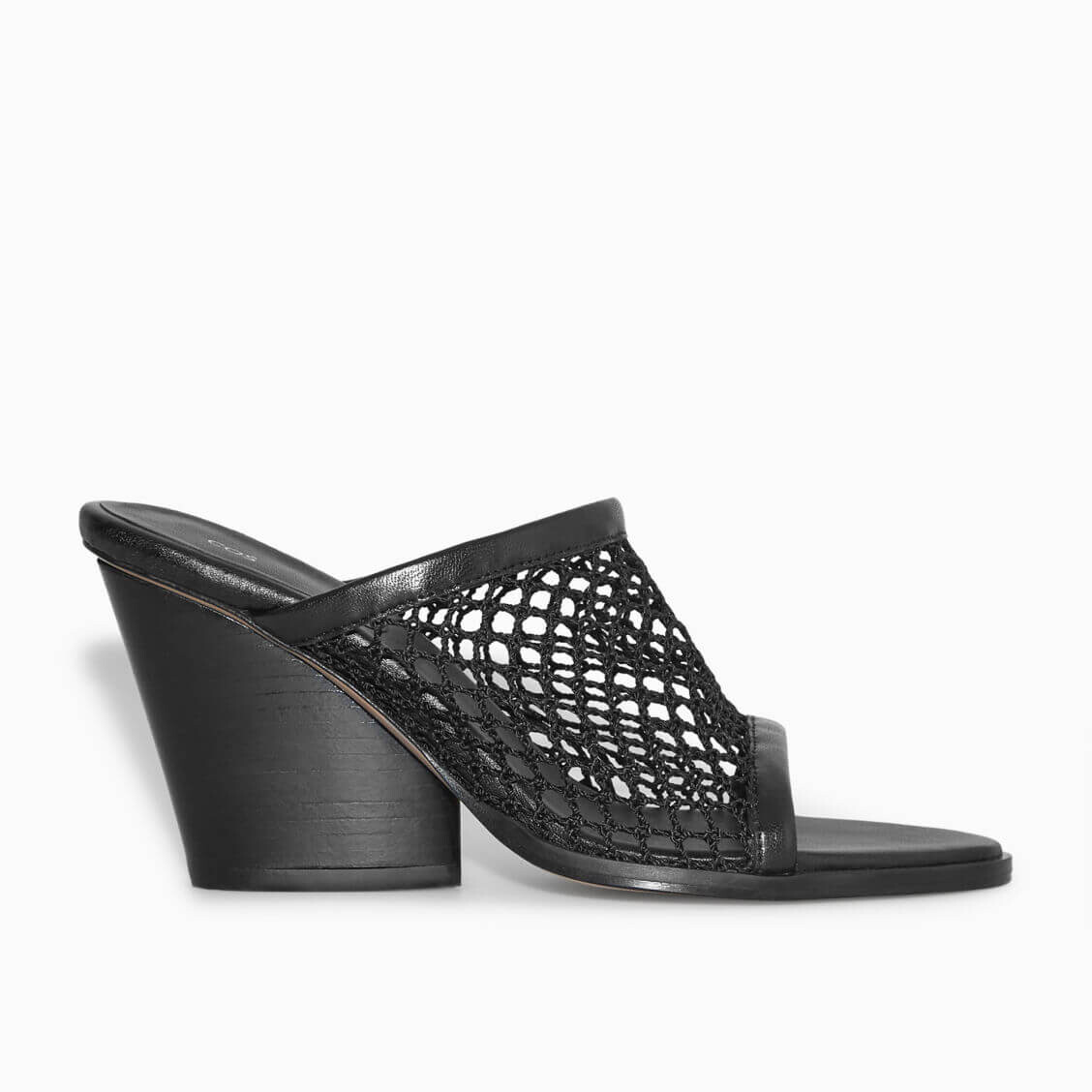 

Мюли COS Mesh Wedge, черный