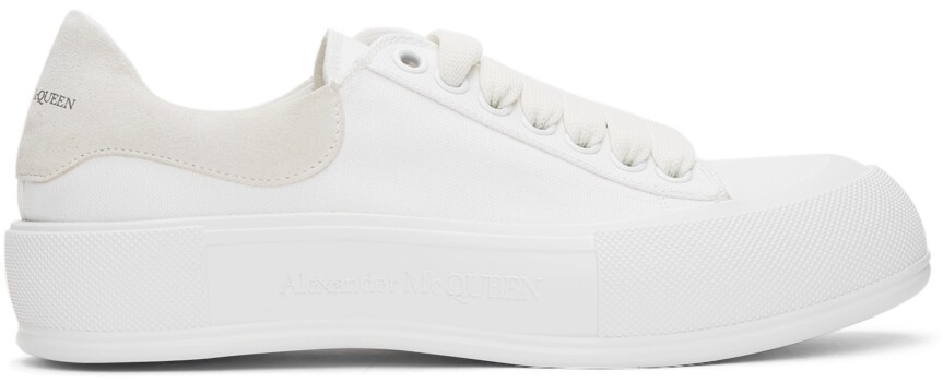 

Белые кроссовки Пимсолл Alexander McQueen