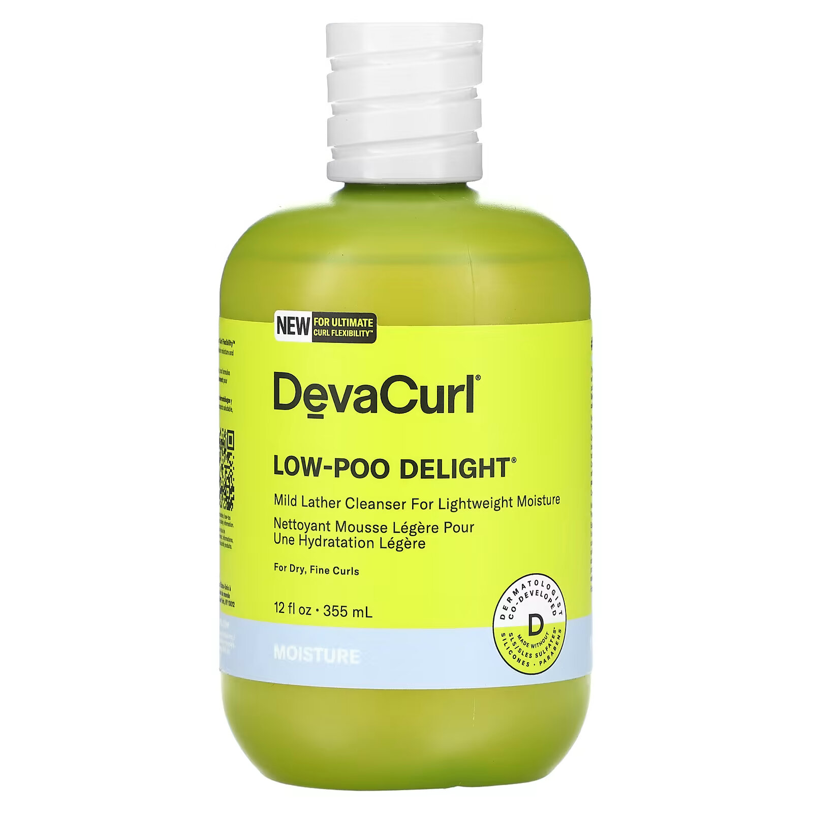 DevaCurl, Low-Poo Delight, очищающее средство с мягкой пеной для легкого увлажнения, 355 мл (12 жидк. Унций) devacurl ultra defining gel средство для укладки волос сильной фиксации 355 мл 12 жидк унций