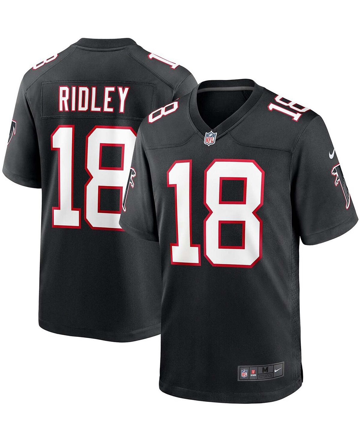 

Мужская футболка calvin ridley atlanta falcons throwback game джерси Nike, черный