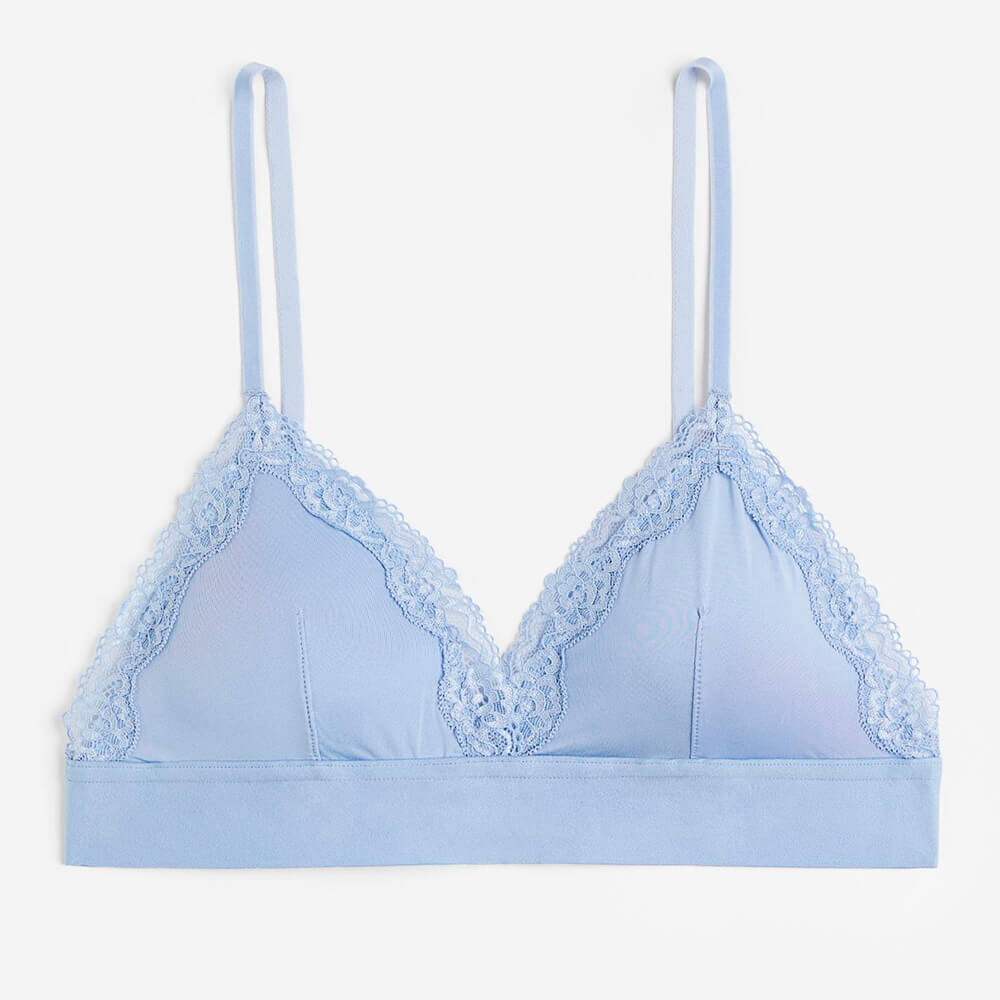 

Бюстгальтер H&M Soft Knit, синий