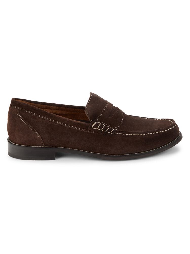 

Замшевые пенни-лоферы Cole Haan, коричневый
