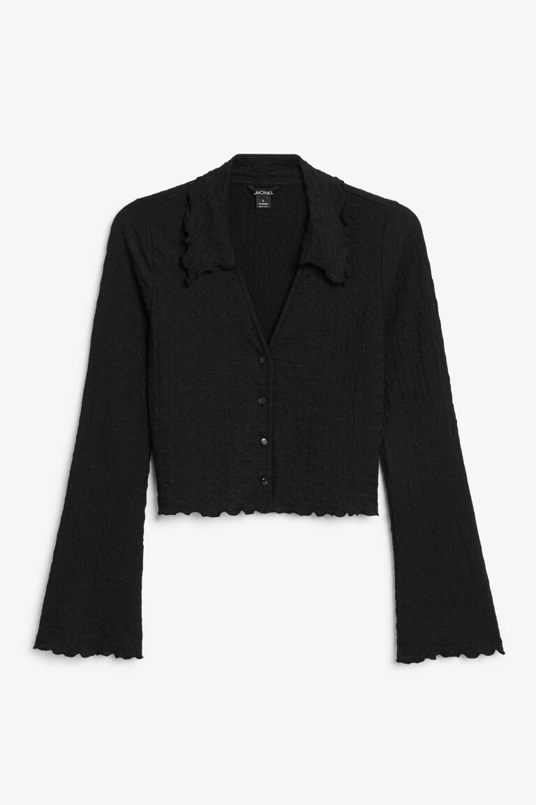 

Структурированная короткая блузка Monki