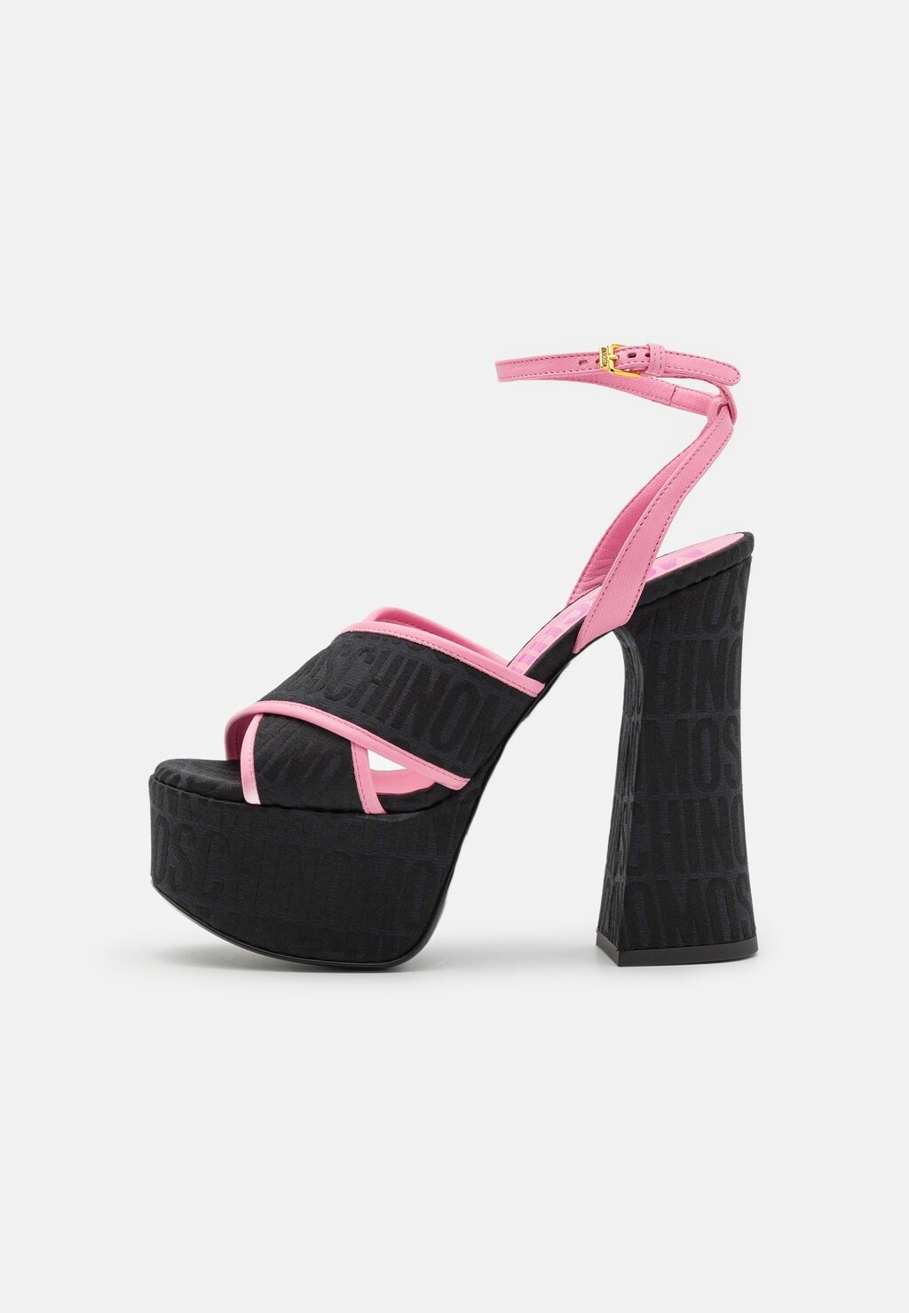 

Босоножки на платформе Logo MOSCHINO, цвет fantasy color