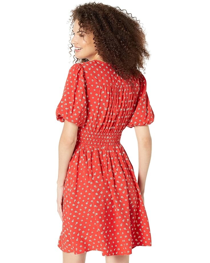 Платье Madewell Sophia Mini Dress in Bandana Flower, цвет Bandana Red