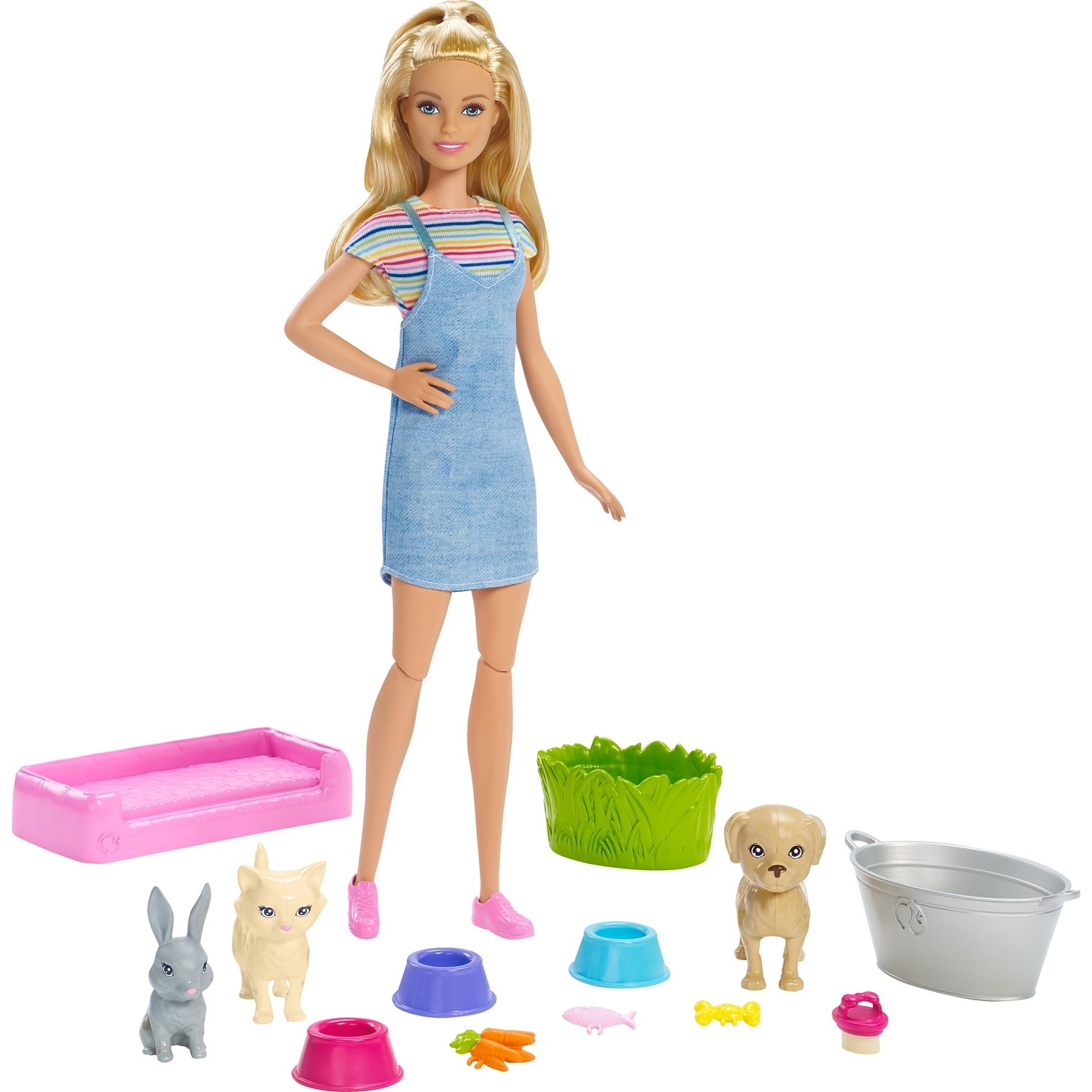 Игровой набор Barbie купает питомцев FXH11