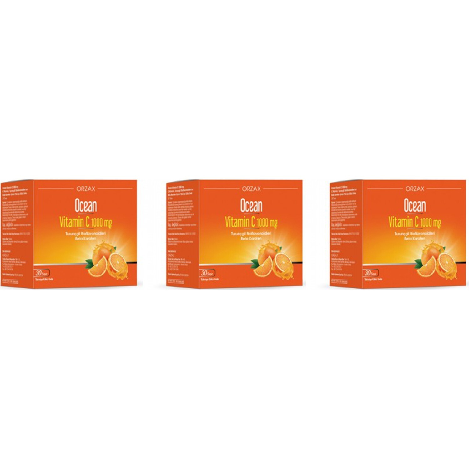 

Orzax Ocean Vitamin C 1000 Mg 30 Sase 3' Lu Pack