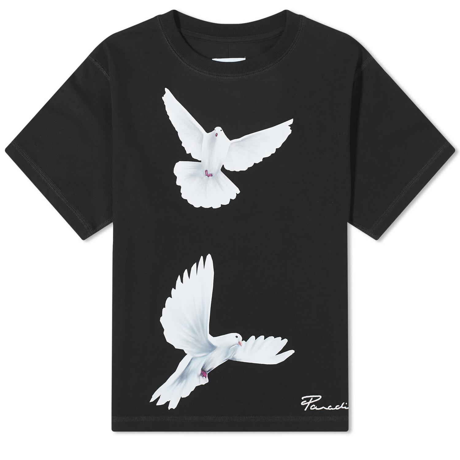 

Футболка 3.Paradis Freedom Doves Cropped, черный
