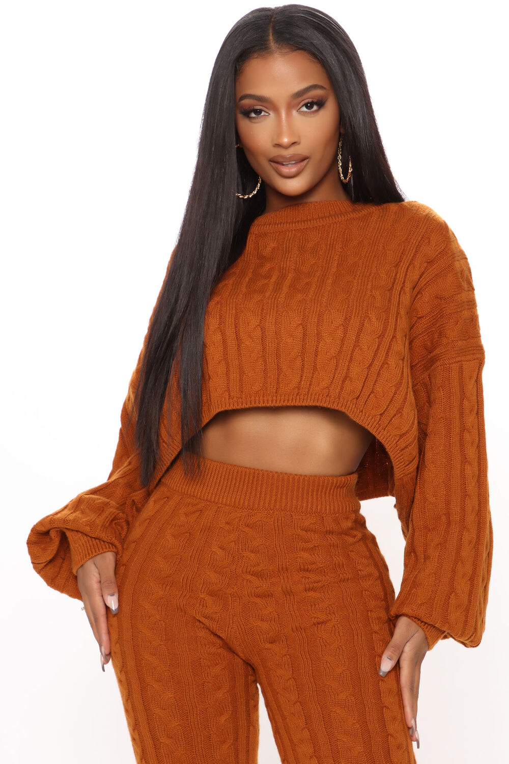 

Свитер Fashion Nova T3090, коньяк