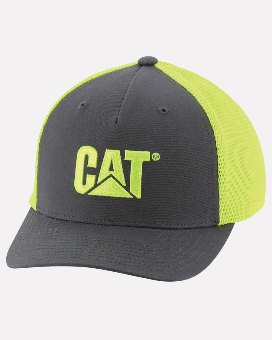 

Мужская светоотражающая сетчатая кепка CAT, яркий желтый