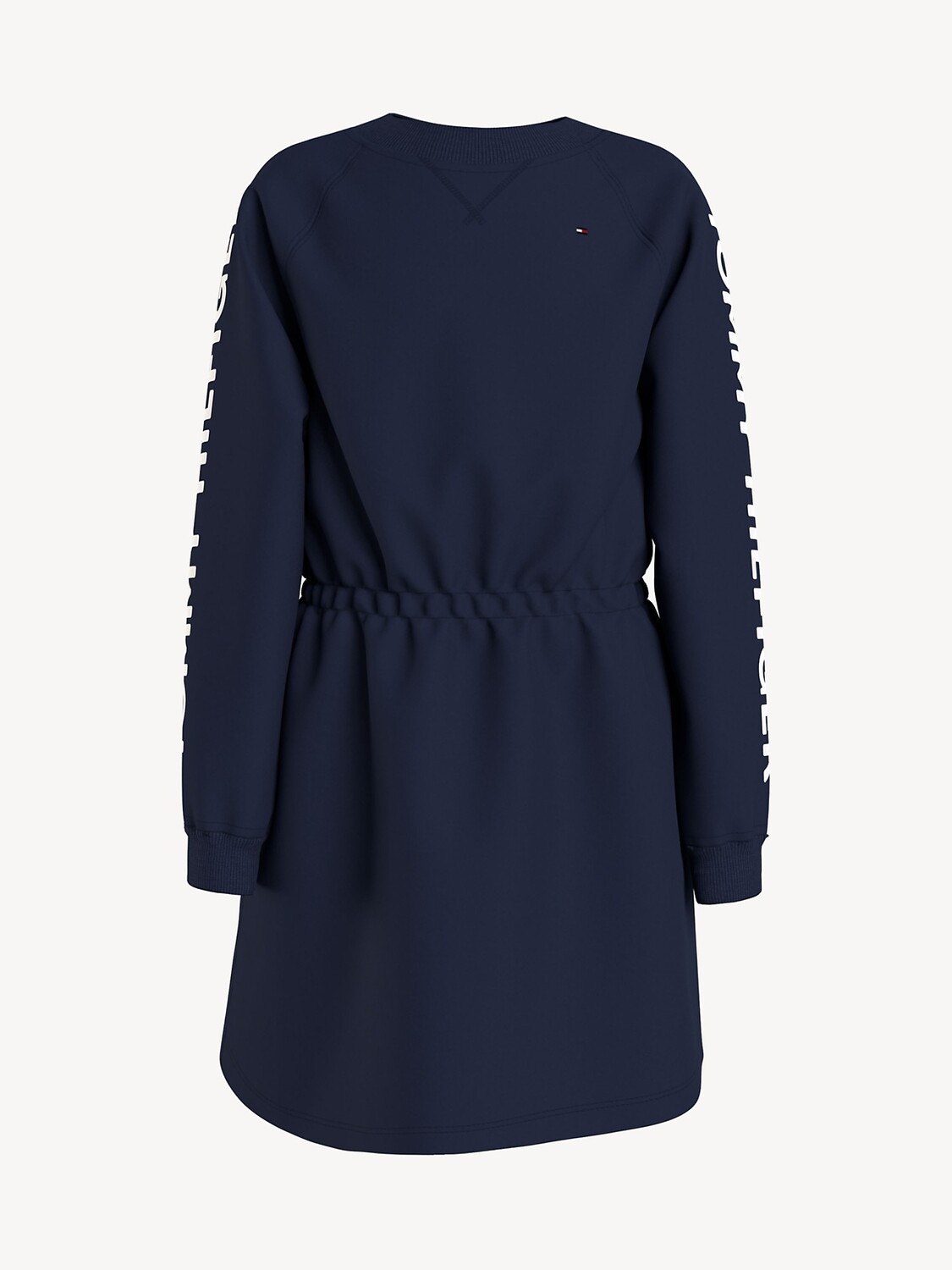 

Детское платье из флиса с логотипом Tommy Hilfiger, кобальт сапфир