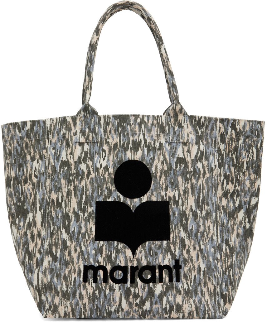 

Серая большая сумка Yenky Isabel Marant