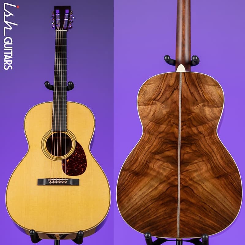 

Martin Custom Shop OM-28 Акустическая гитара Восточно-индийский палисандр натуральный Martin Custom Shop 000-12F Guitar Natural