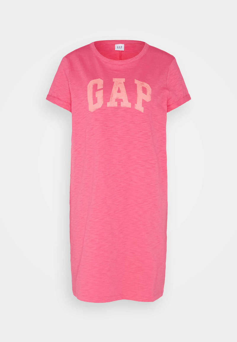

Платье Gap Logo Jersey, розовый