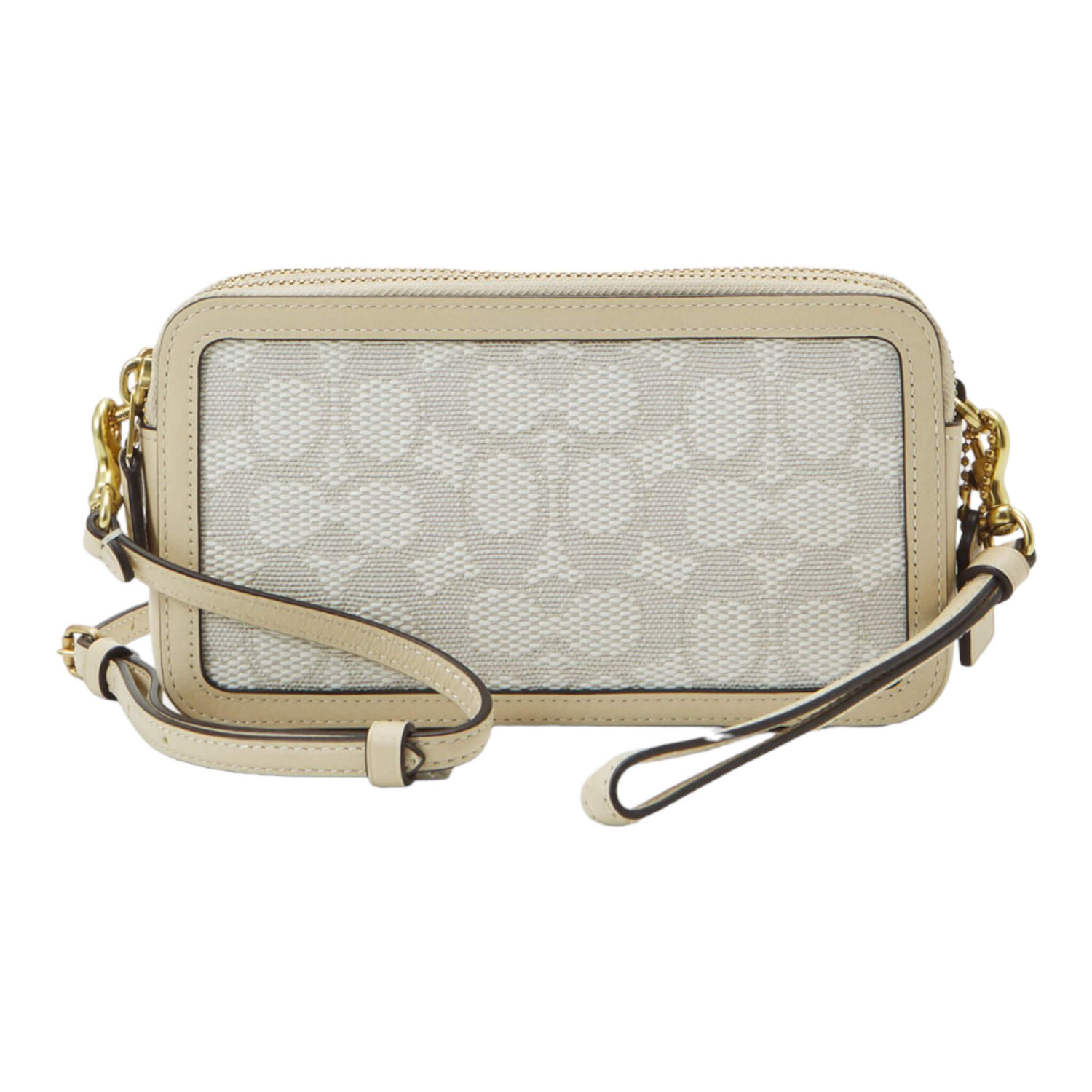 

Сумка Coach Signature Kira Crossbody, бежевый