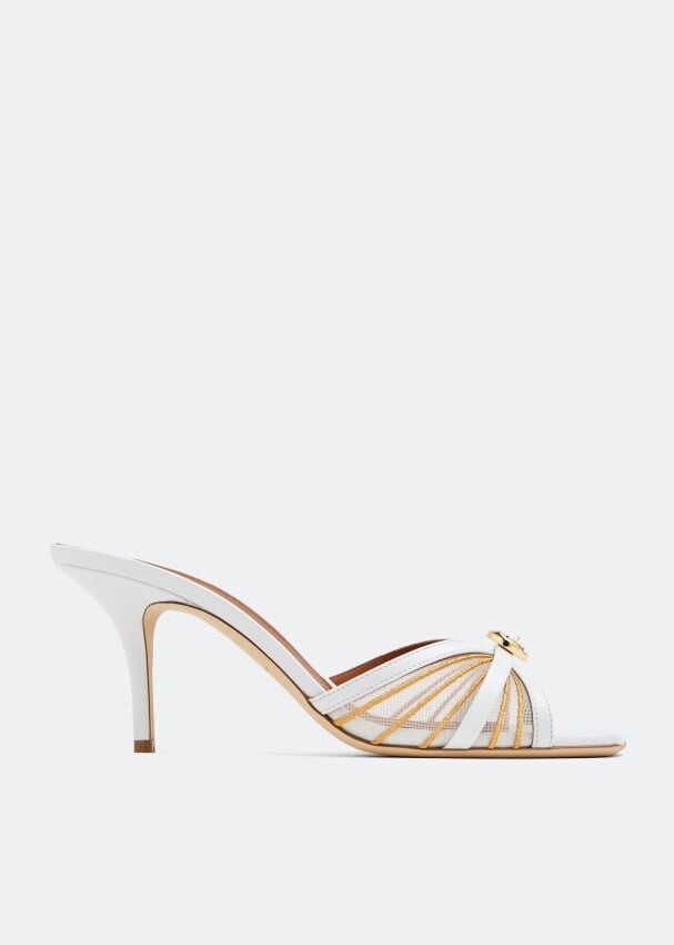 

Мюли MALONE SOULIERS Perla 70 mules, белый