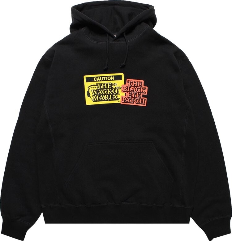 

Толстовка Wacko Maria x BlackEyePatch Pullover Hooded Sweatshirt 'Black', черный