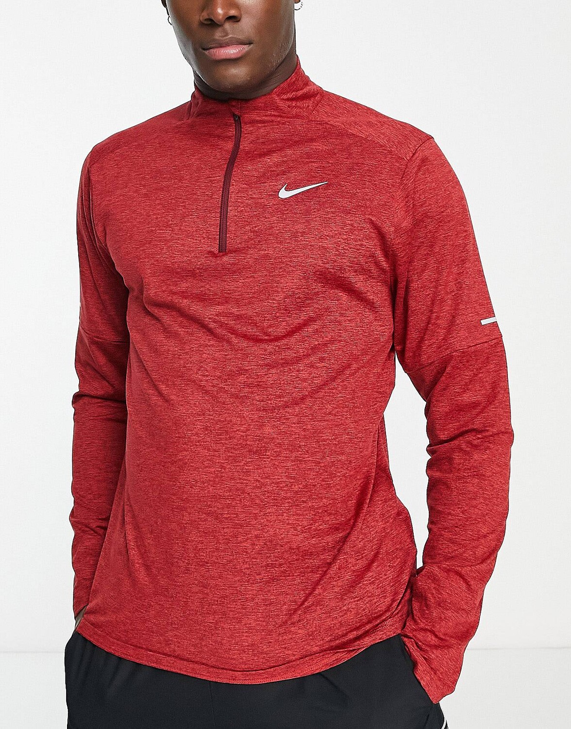 

Красный топ на молнии Nike Running Element Dri-FIT