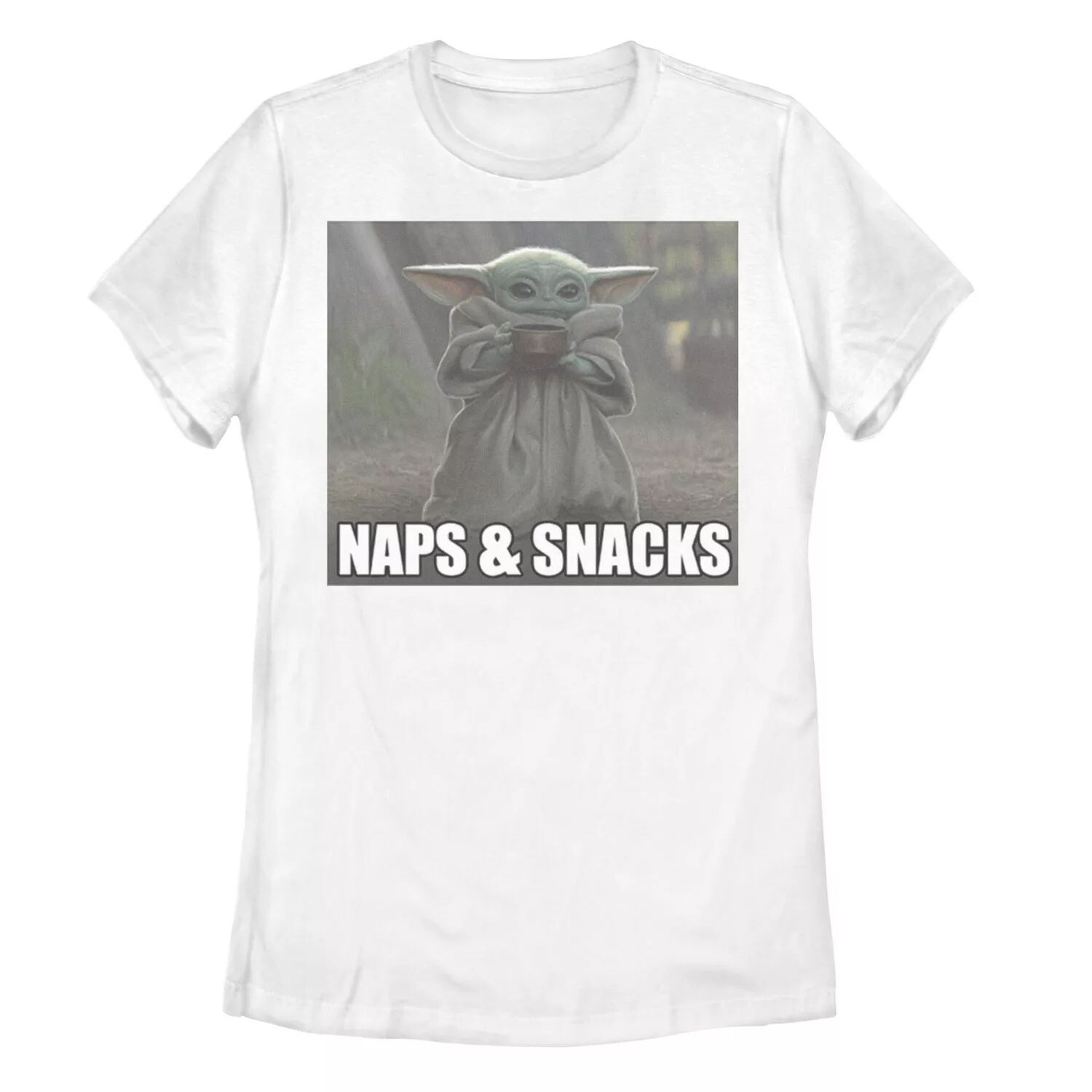 

Футболка Juniors Star Wars The Mandalorian Naps And Snacks V2 Licensed Character