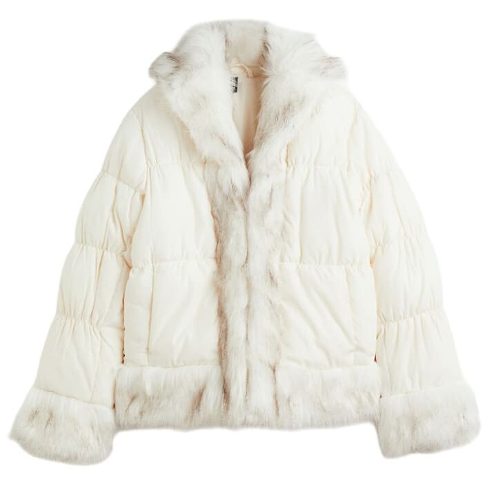 

Куртка H&M Puffer, белый