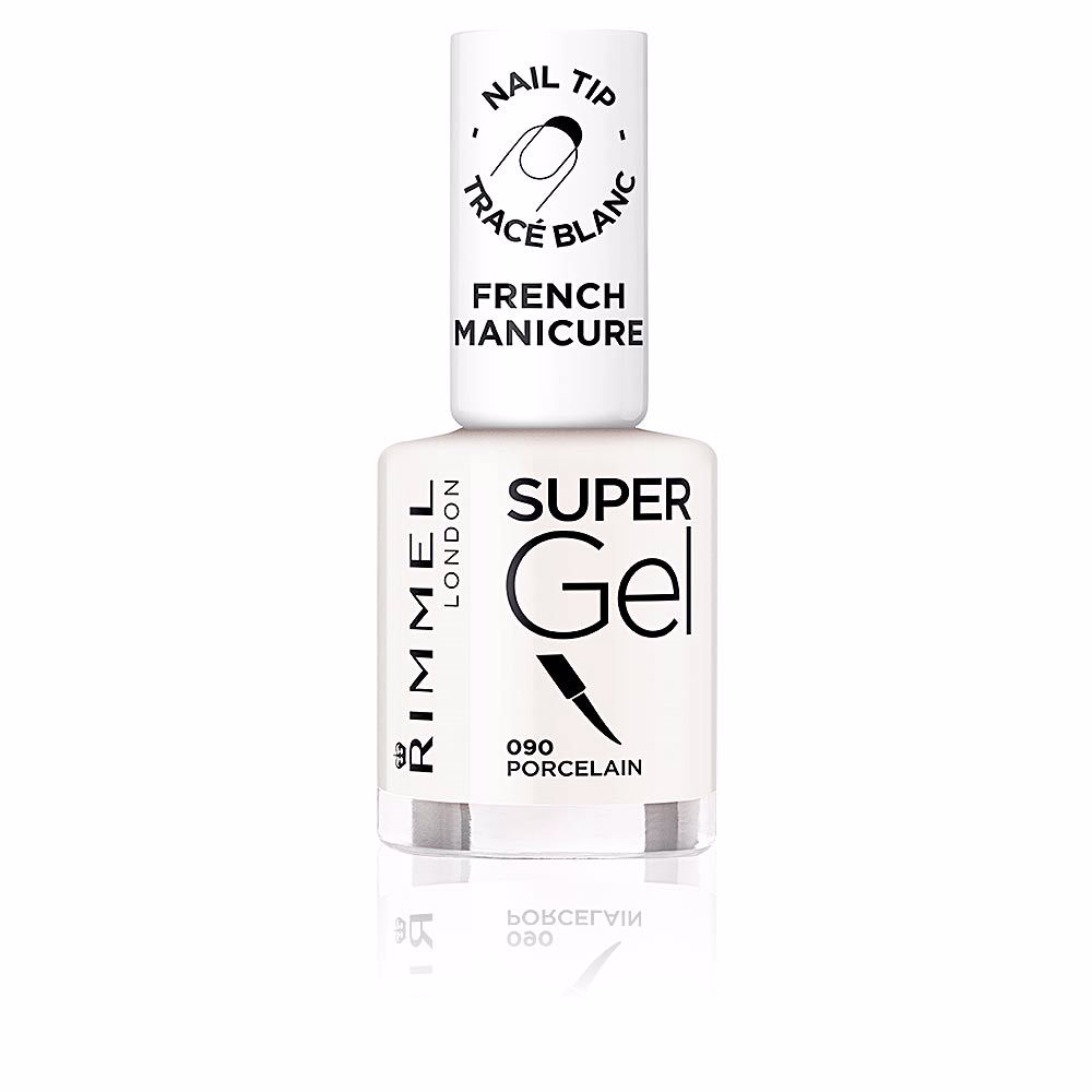 цена Лак для ногтей French manicure super gel Rimmel london, 12 мл, 090-porcelain