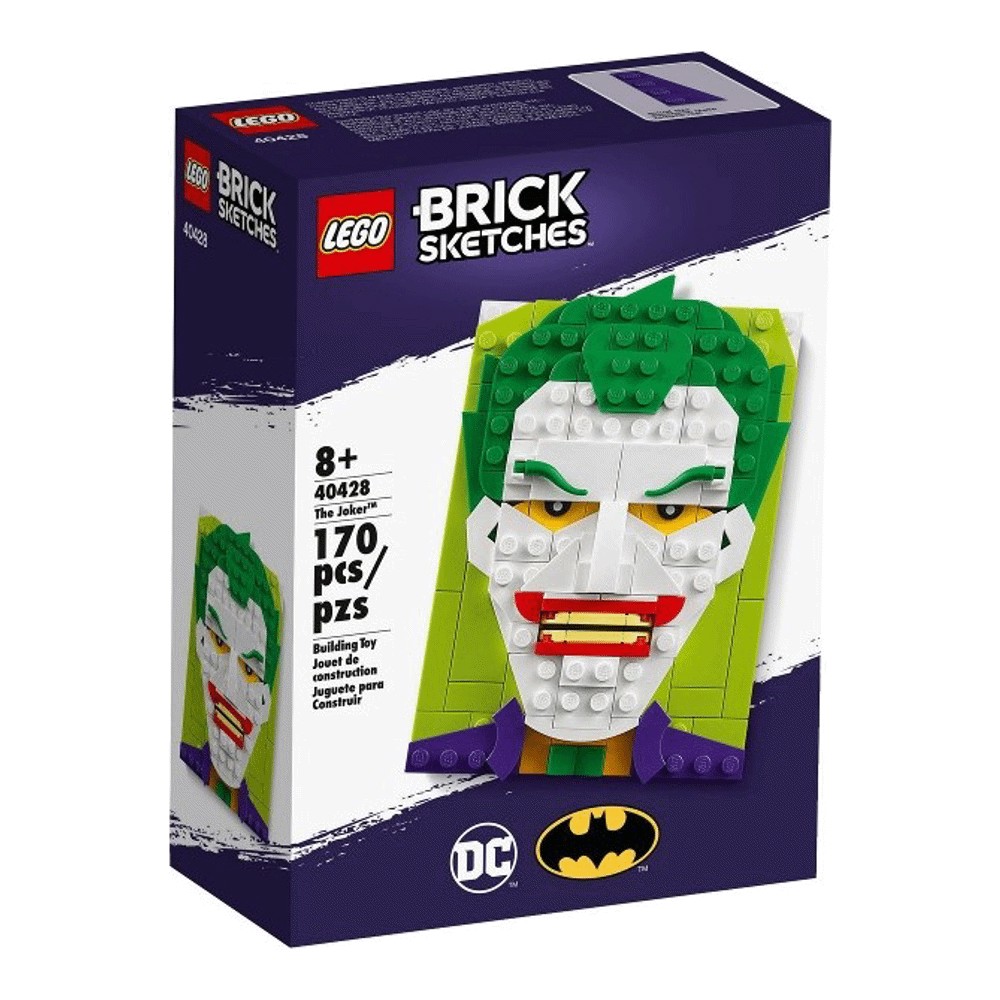 Конструктор LEGO Brick Sketches 40428 Джокер конструктор lego brick sketches 40428 джокер 170 дет