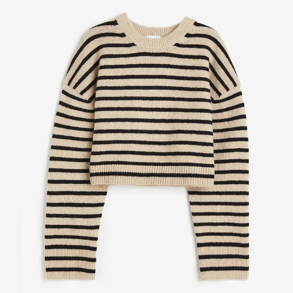 

Свитер H&M Short, бежевый/черный
