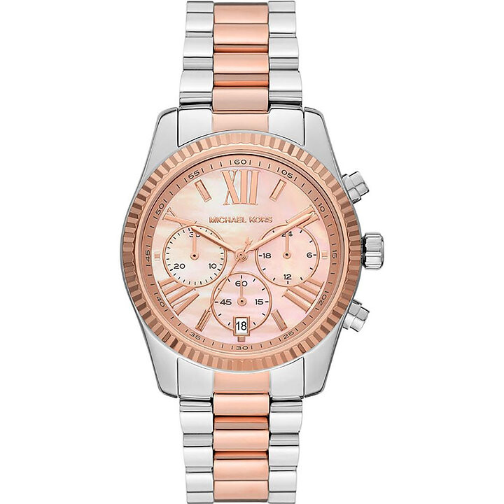 

Часы наручные Michael Kors Lexington Two-Tone, серебристый/розовый