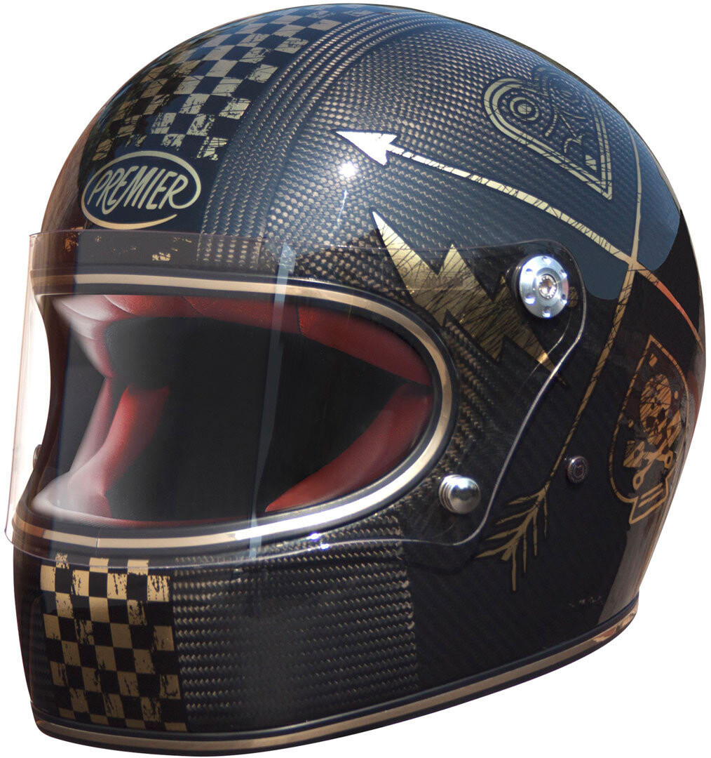 

Premier Trophy Carbon NX Gold Chromed шлем,