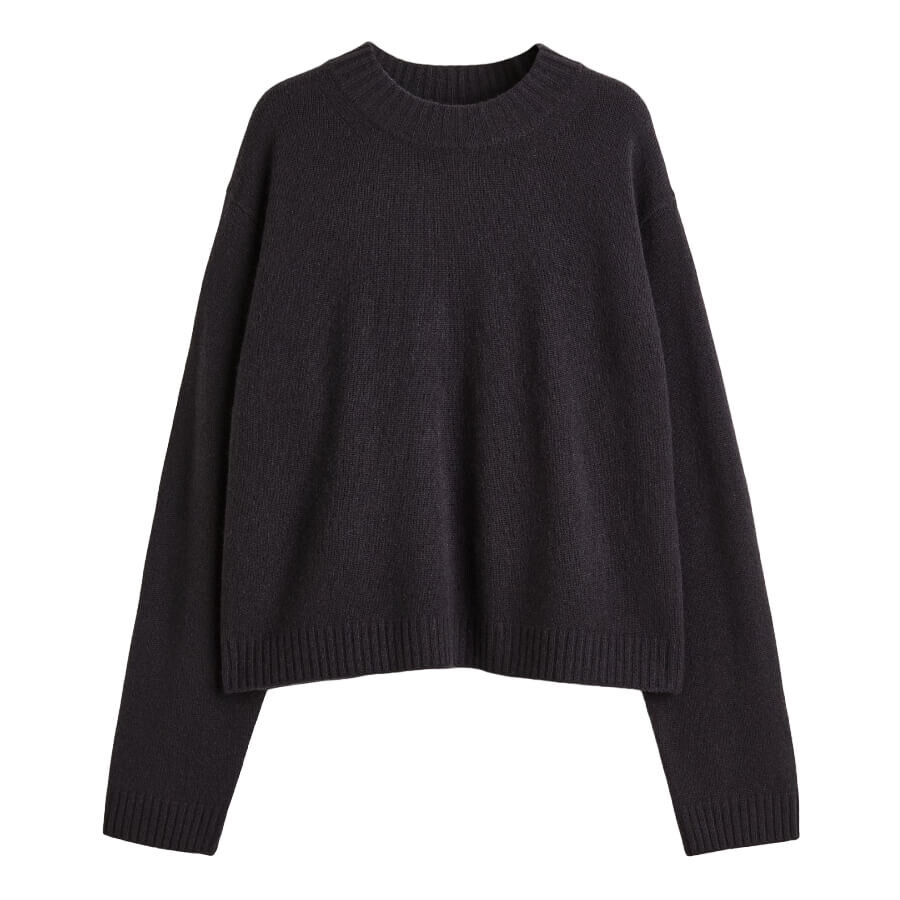 

Свитер H&M Premium Selection Cashmere, черный