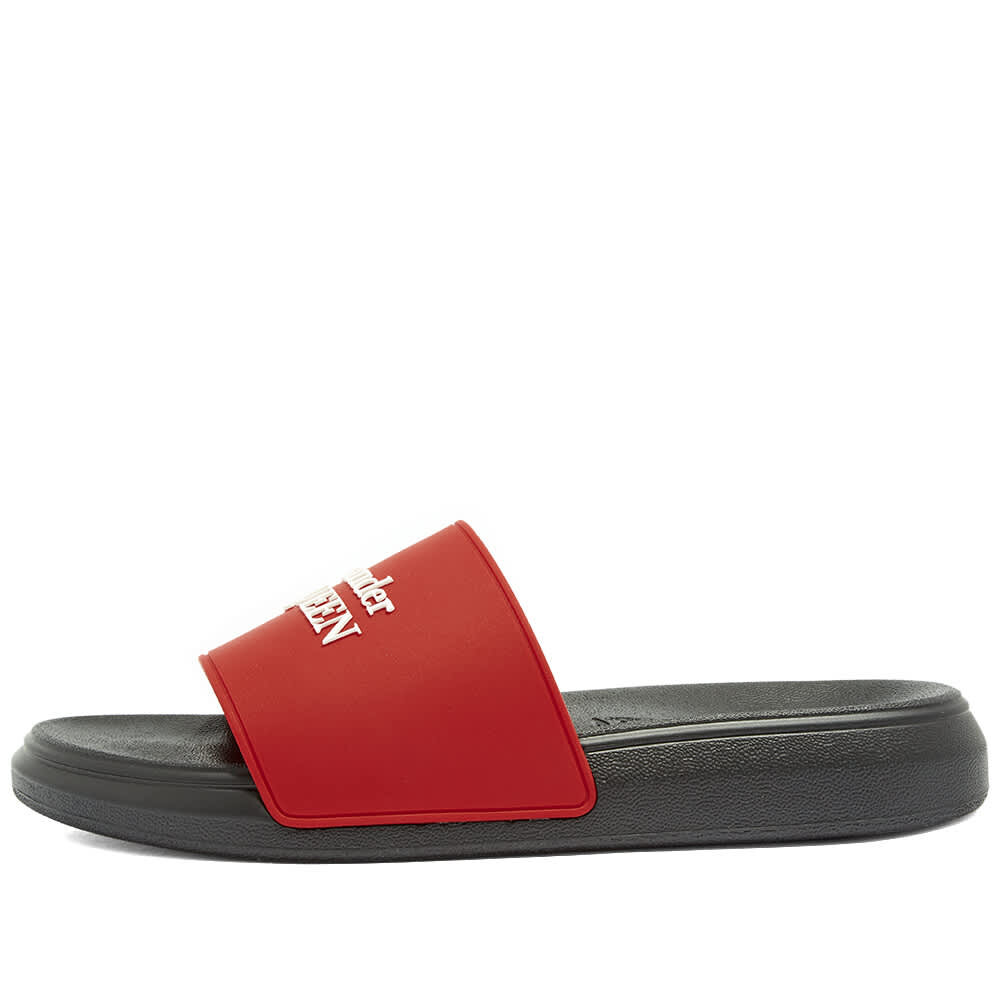 

Шлепанцы Alexander McQueen Logo Wedge Sole Pool Slide