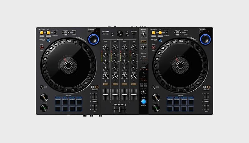 

Pioneer DJ DDJ-FLX6 4-дековый Rekordbox и DJ-контроллер Serato