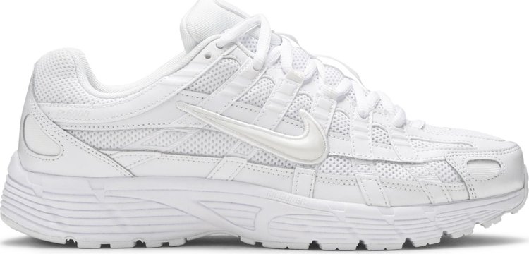 Кроссовки Nike Wmns P-6000 'Triple White', белый - фото