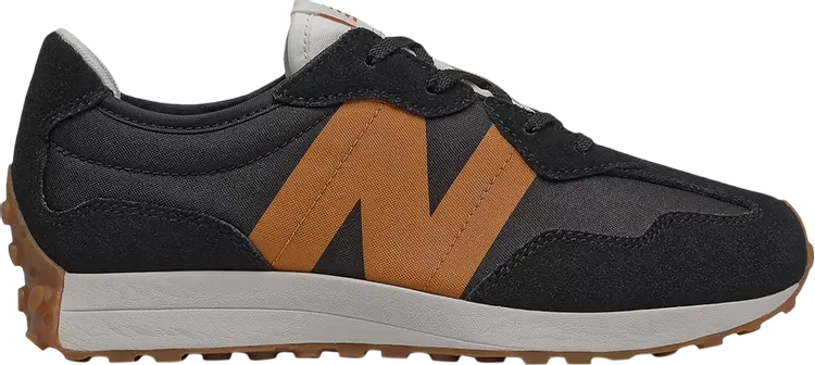 

Кроссовки New Balance 327 Big Kid Wide 'Black Madras Orange', черный