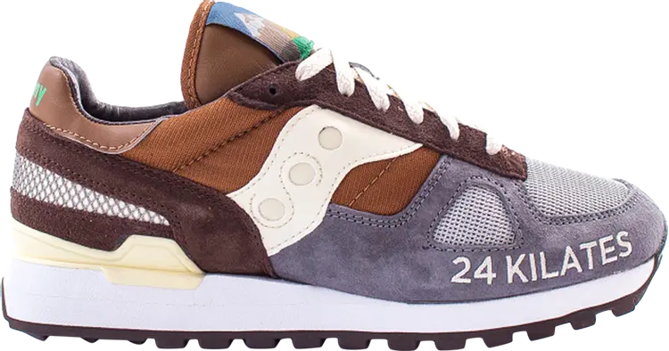 

Кроссовки Saucony 24 Kilates x Shadow Original Montana, коричневый