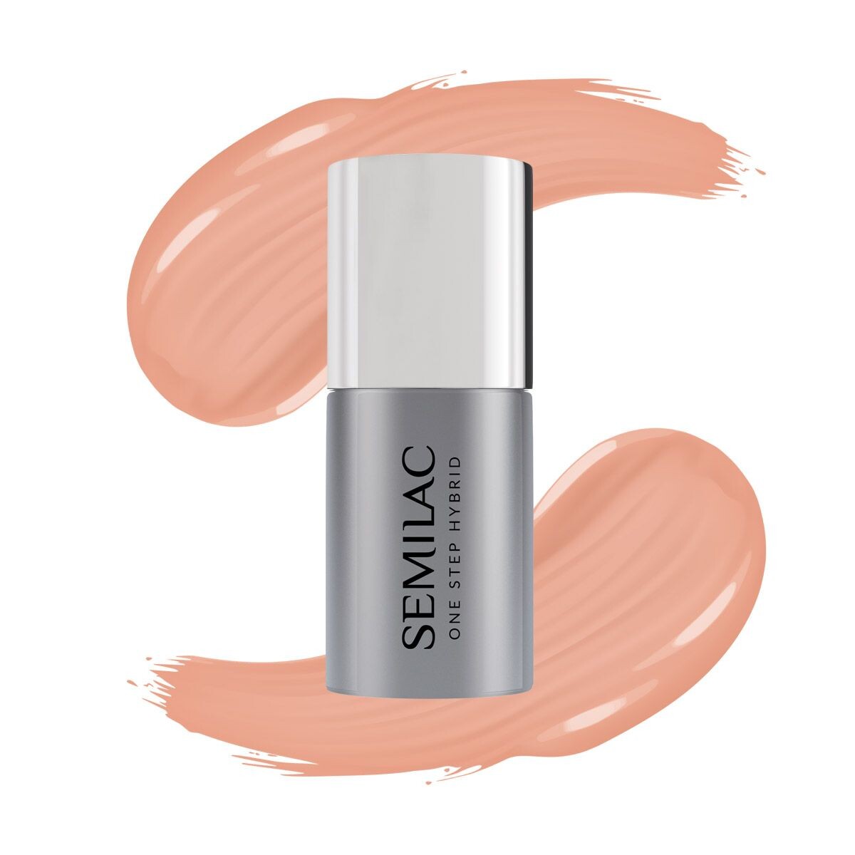 

Semilac One Step Hybrid гибридный лак для ногтей, S450 Inner Warmth Peach