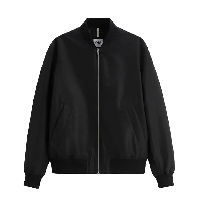 

Куртка Zara Basic Bomber, черный