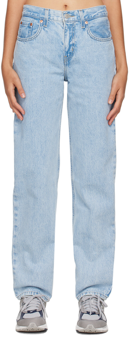 

Синие низкие джинсы Pro Levi's