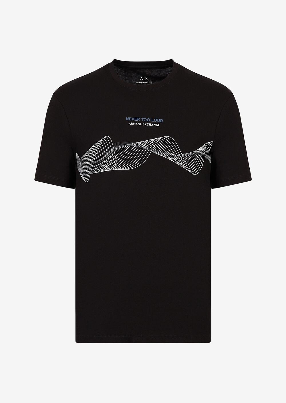 

Футболка стандартного кроя Armani Exchange, черный