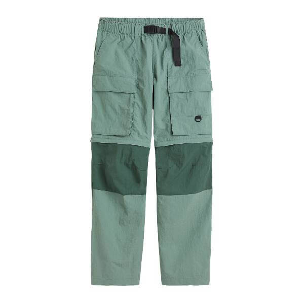 

Брюки-карго из нейлона H&M Zip-off Nylon Cargo, зеленый