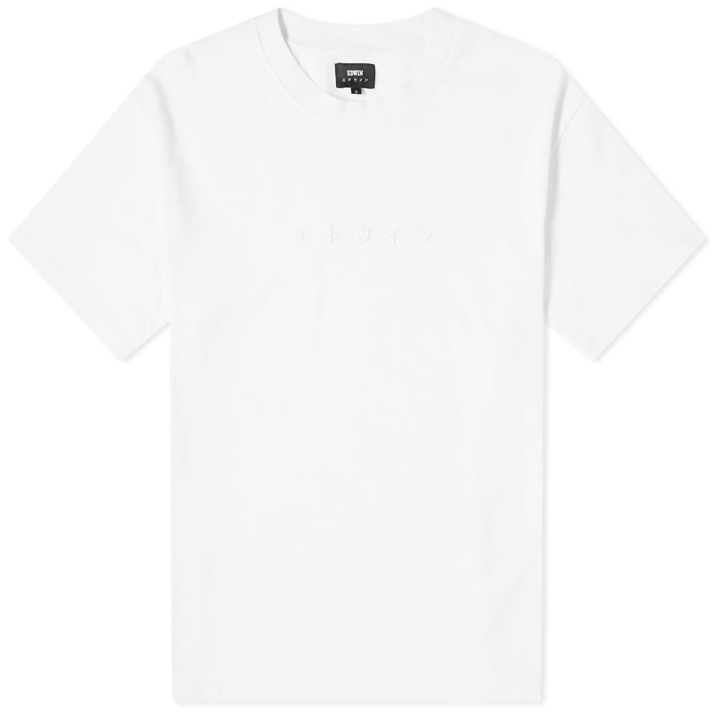 

Футболка Edwin Katakana Embroidery Tee, Белый