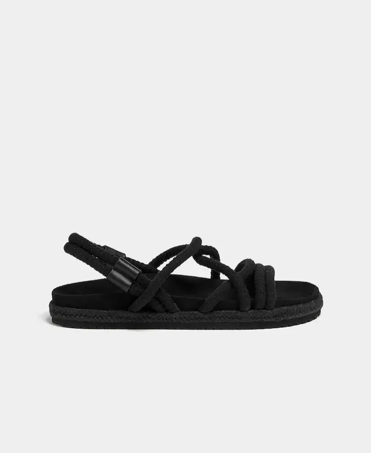 

Сандалии Pull&Bear Rope, черный