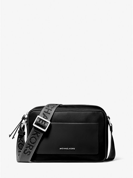 

Большая сумка через плечо из нейлонового габардина Jet Set Michael Kors, черный
