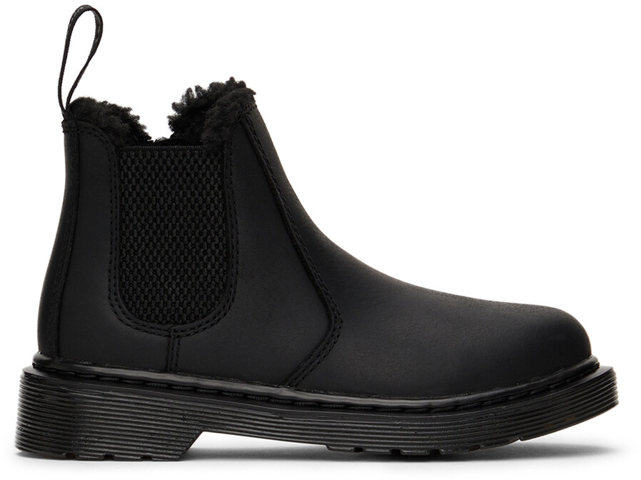 

Ботинки челси Kids Black 2976 Big Kids Chelsea Dr. Martens