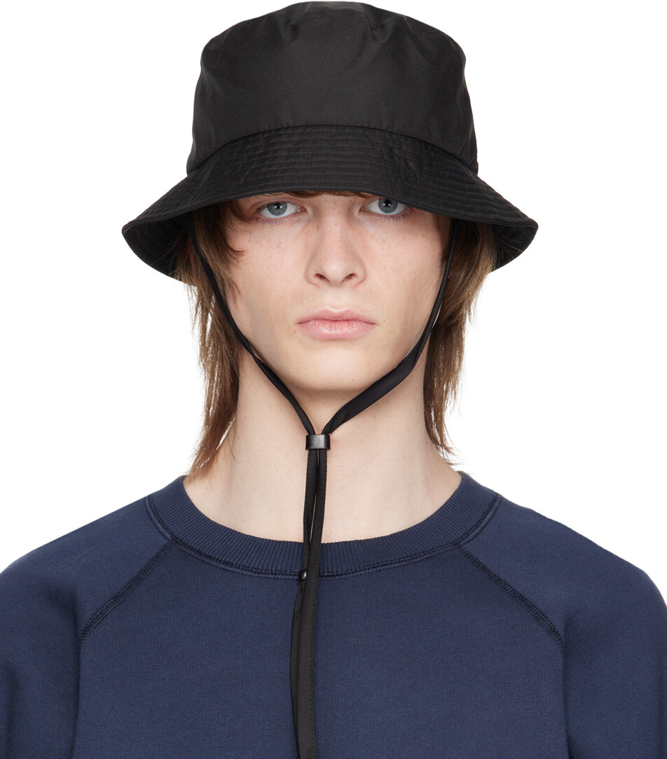 

Черная панама с ремешком на подбородке Norse Projects