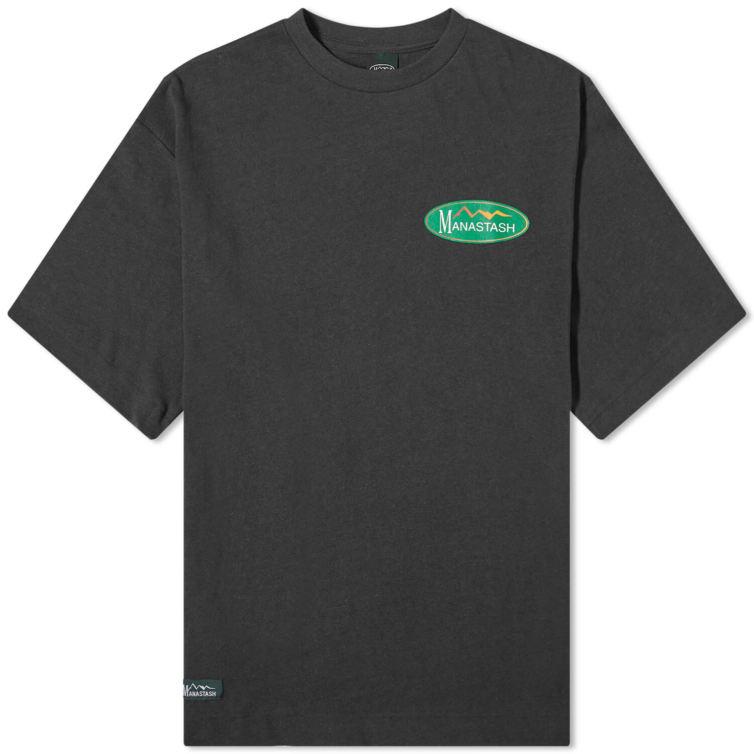 

Футболка Manastash Original Logo Hemp T-shirt, черный